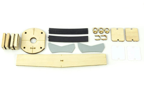 Nexa 1500mm P-47 Thunderbolt Landing Gear Wood Housing (2 Pcs) NXA1002-113