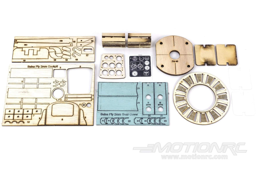 Nexa 1540mm A-24 Banshee Landing Gear Wood Parts Set NXA1018-113