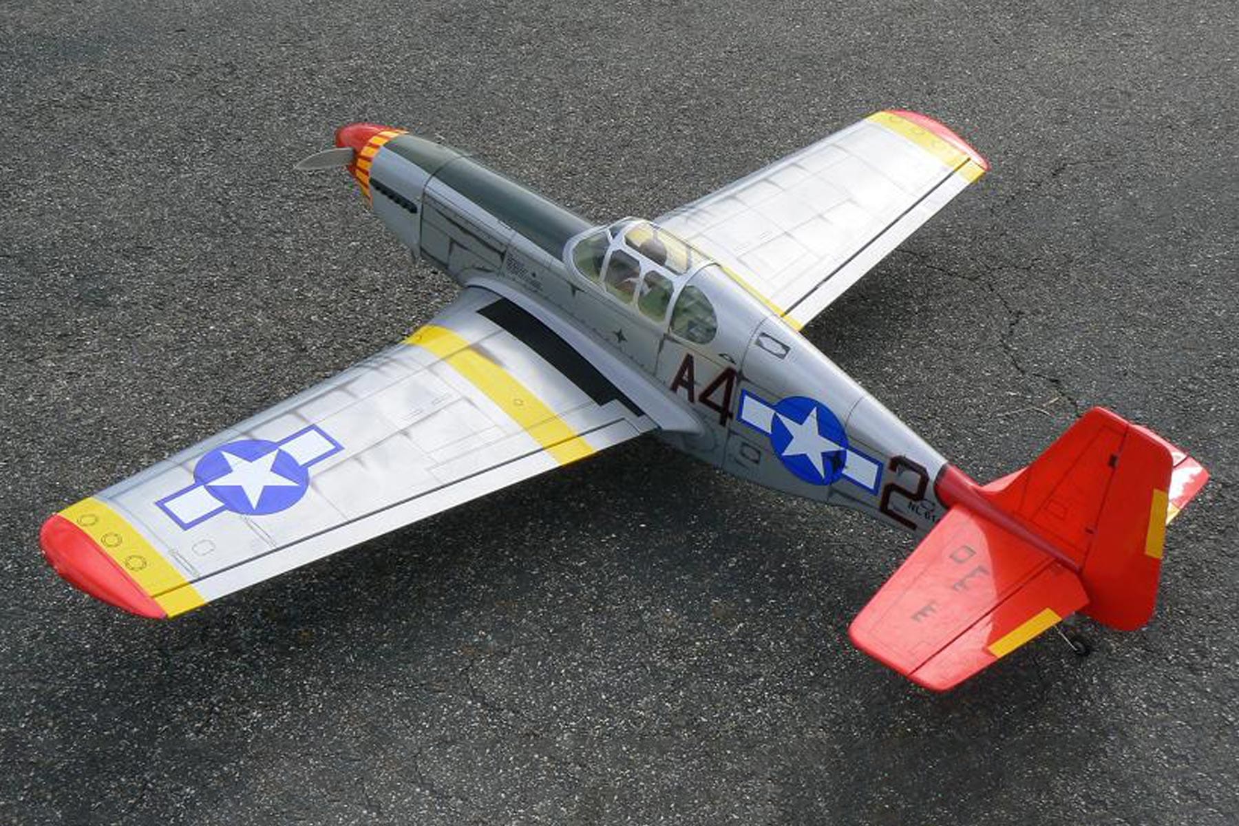 Nexa P-51B Tuskegee Airman 1540mm (60.6