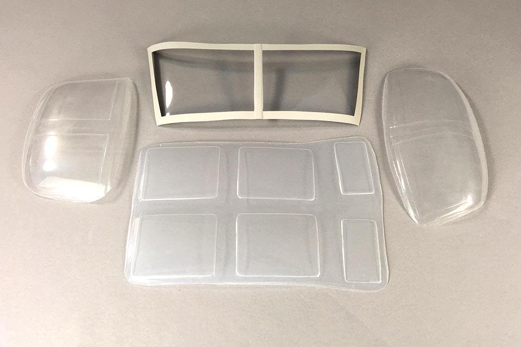 Roban 600 Size UH-1N Complete Window Set RBN-SP-AW-UH600N
