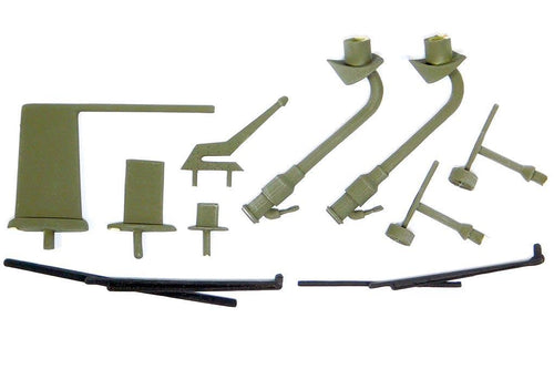 Roban 700 Size AH-64 Green Apache Scale Parts Set RBN-70-113-AH64MI