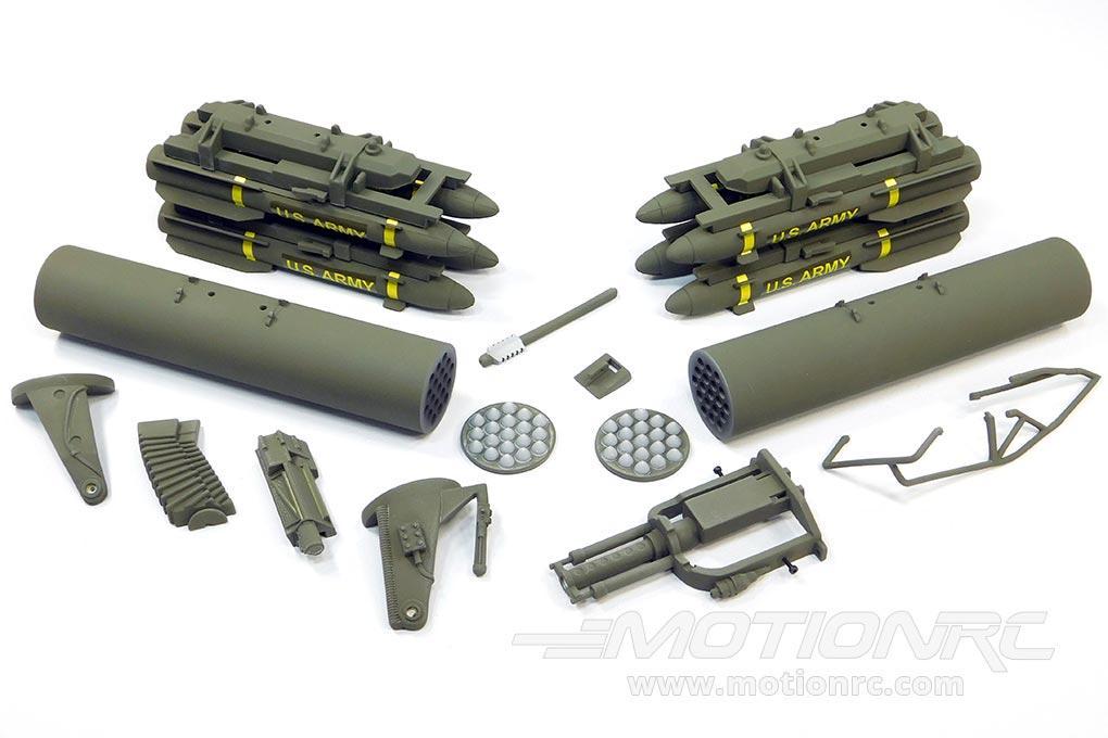 Roban 700 Size AH-64 Green Apache Weapons Set RBN-70-111-AH64MI