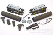 Load image into Gallery viewer, Roban 700 Size Grey AH-64 Apache Weapons Set RBN-70-111-AH64GR

