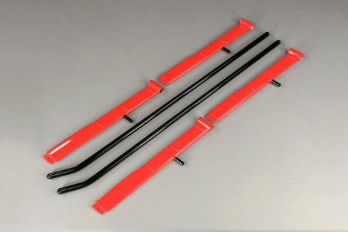 Roban 700 Size MD-500E Red Landing Gear Set RBN-RCH-70-003-MD500E-RED