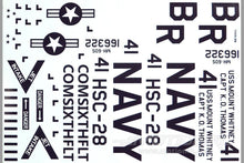 Lade das Bild in den Galerie-Viewer, Roban 700 Size SH-60 Seahawk Decal Set RBN-70-118-SH-60
