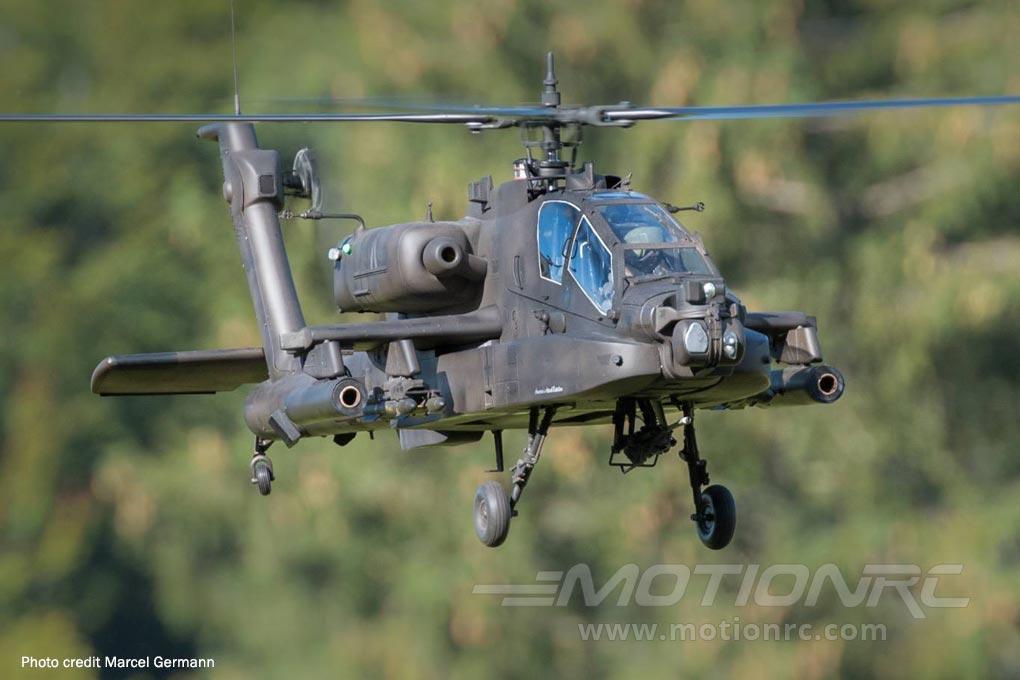 Roban AH-64 Apache Green 700 Size Scale Helicopter - ARF