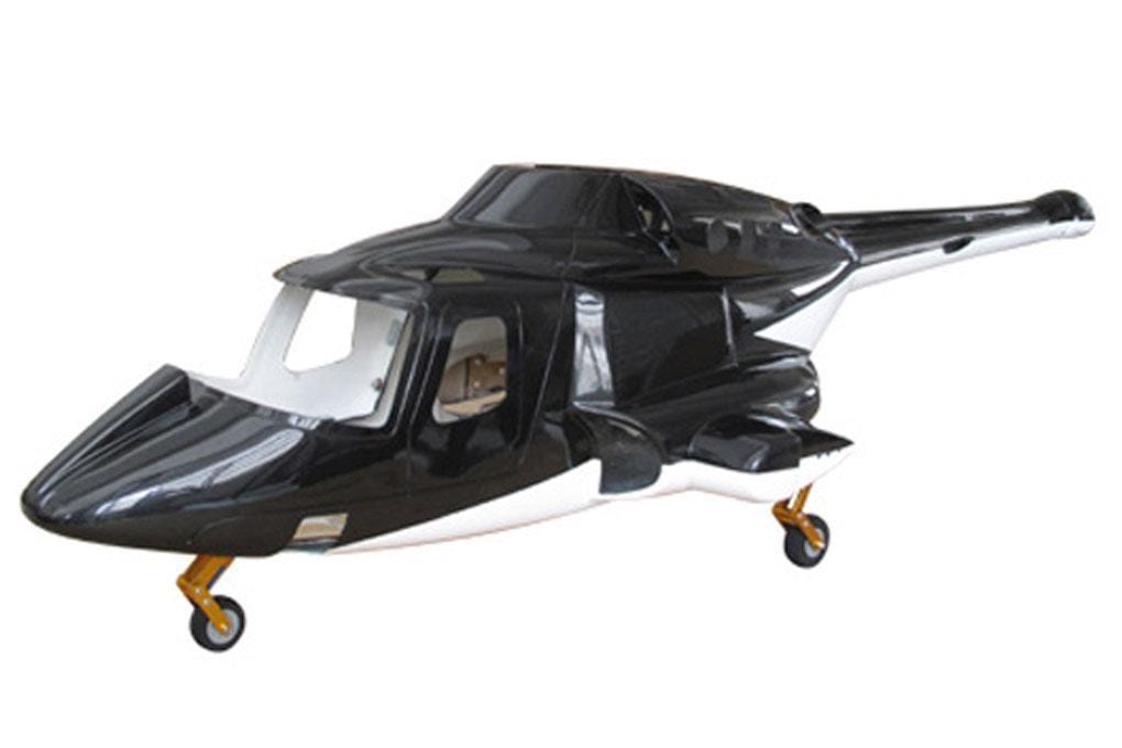 Roban B222 Airwolf 600 Size Helicopter Scale Conversion - KIT