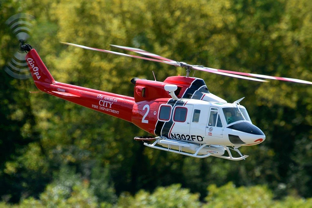 Roban B412 LA Fire & Rescue 800 Size Scale Helicopter - ARF