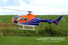 Load image into Gallery viewer, Roban BO-105 Orange and Blue 800 Size Scale Helicopter - ARF RCH-BO105RWB8
