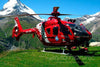 Roban EC-135 T3 Air Zermatt 800 Size Scale Helicopter - ARF