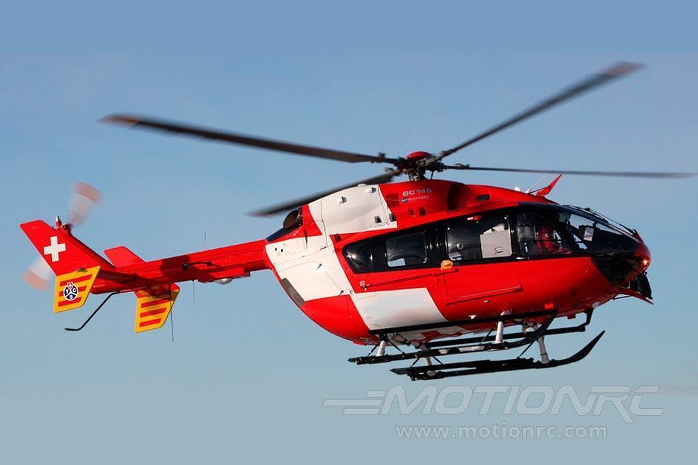 Roban EC-145 Red and White 800 Size Scale Helicopter - ARF