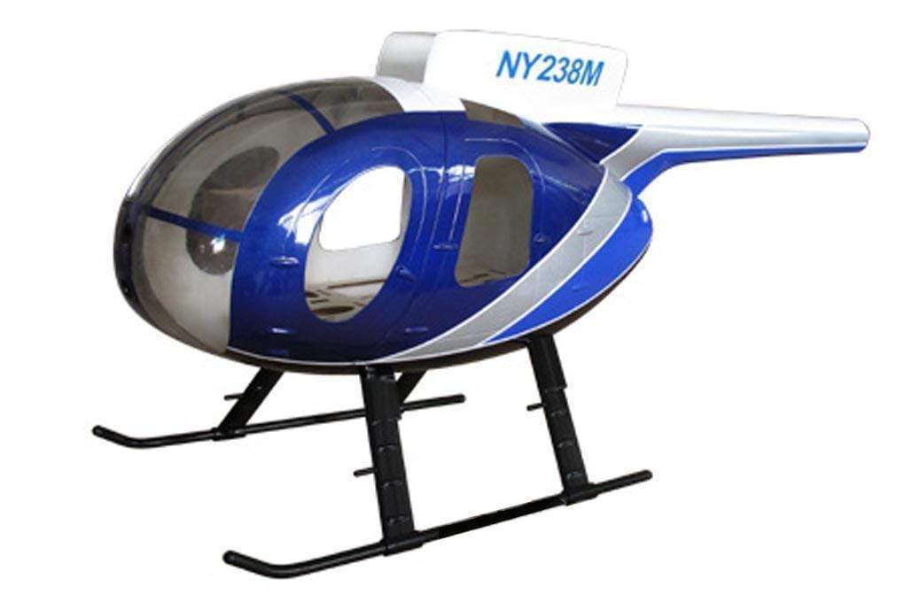 Roban MD-500D Police Blue 600 Size Helicopter Scale Conversion - KIT