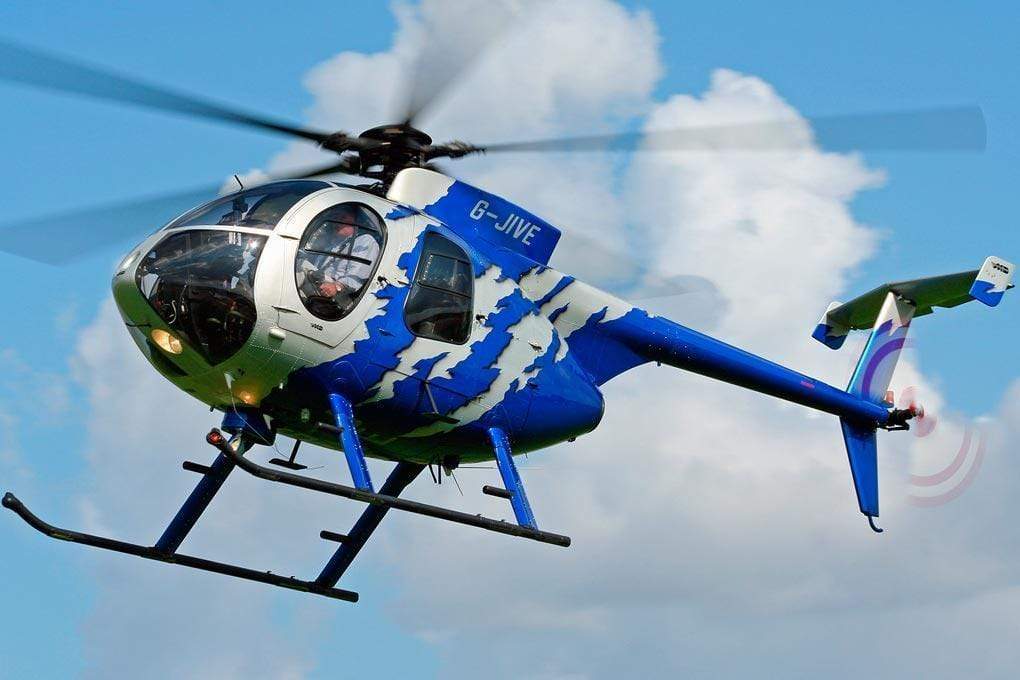 Roban MD-500E G-Jive Blue 500 Size Helicopter Scale Conversion - KIT