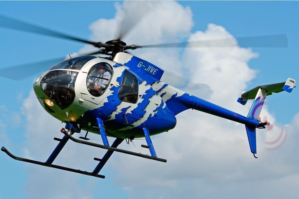 Roban MD-500E G-Jive Blue 700 Size Helicopter Scale Conversion - KIT