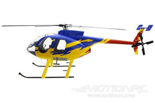 Load image into Gallery viewer, Roban MD-500E Yellow/Blue/Red 800 Size Scale Helicopter - ARF
