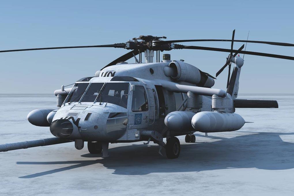 Roban SH-60 Seahawk 500 Size Helicopter Scale Conversion - KIT
