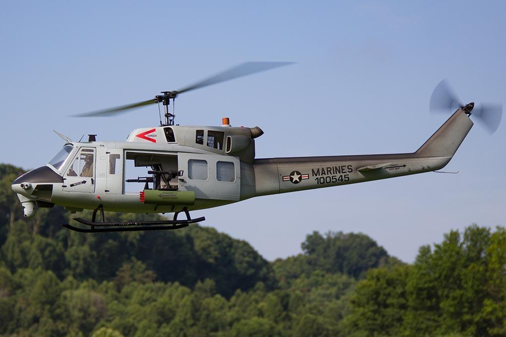 Roban UH-1N Marines 800 Size Scale Helicopter - ARF