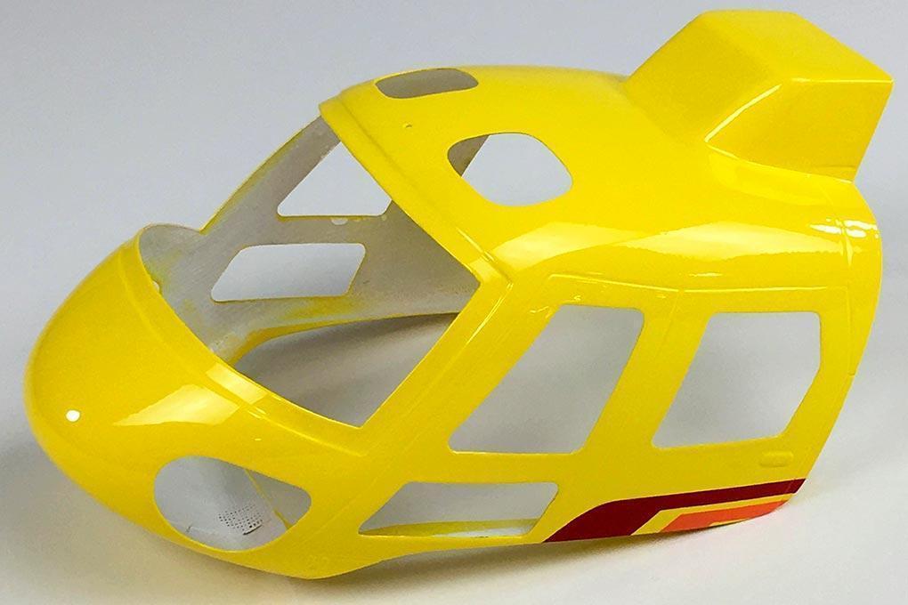 RotorScale AS350 Alpine Yellow and Red 450 Front Canopy