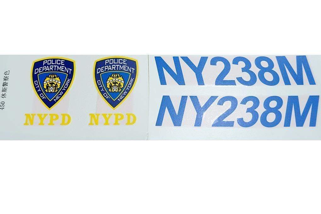 RotorScale MD500E Police Blue 450 Decal Set