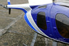 RotorScale MD500E Police Blue 450 Size Helicopter - PNP