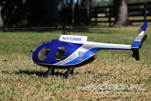 Load image into Gallery viewer, RotorScale MD500E Police Blue 450 Size Helicopter - PNP RSH0001P
