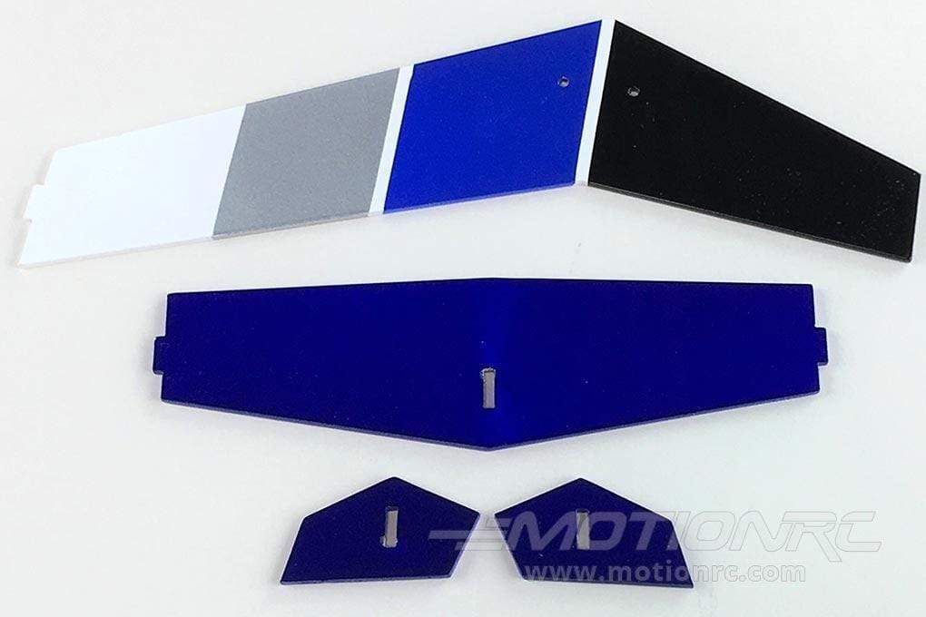 RotorScale MD500E Police Blue 450 Tail Fin Set