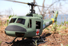 Load image into Gallery viewer, RotorScale UH-1A Huey Medic Green 450 Size Helicopter - PNP
