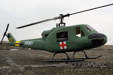 Lade das Bild in den Galerie-Viewer, RotorScale UH-1A Huey Medic Green 450 Size Helicopter - PNP

