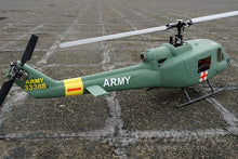 Load image into Gallery viewer, RotorScale UH-1A Huey Medic Green 450 Size Helicopter - PNP
