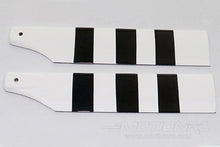 Lade das Bild in den Galerie-Viewer, Tail Blade Set, 2B Black/White For 700/800 Size BE407 and BE412 Roban Helicopters RBN-70-058-2B2
