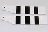 Tail Blade Set, 2B Black/White For 700/800 Size BE407 and BE412 Roban Helicopters RBN-70-058-2B2