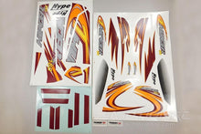 Load image into Gallery viewer, TechOne Thunder Decal Sheet - Orange TEC088112O
