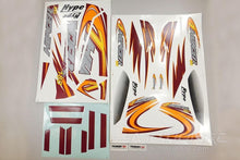 Lade das Bild in den Galerie-Viewer, TechOne Thunder Decal Sheet - Orange TEC088112O
