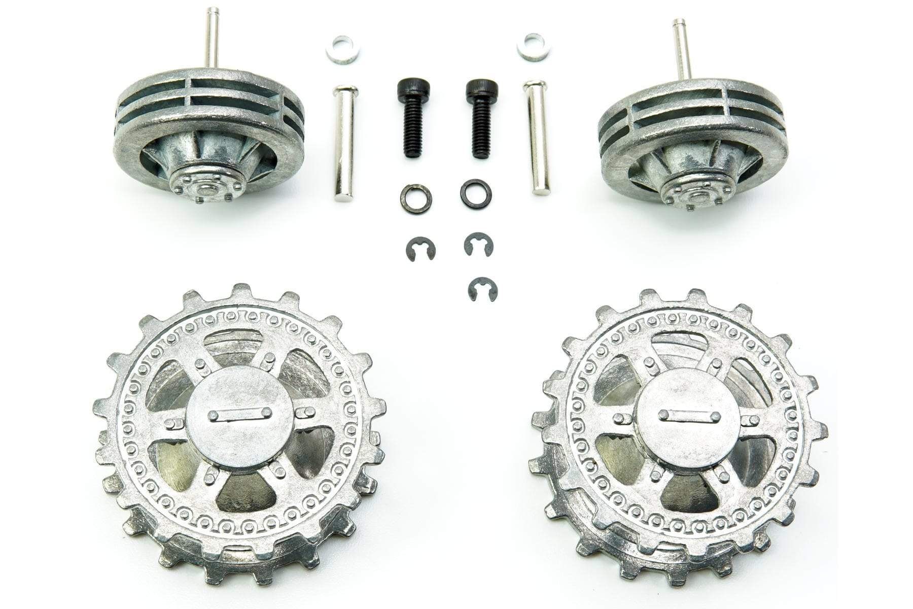 Torro 1/16 Scale German Panther F/G Sprocket and Idler Wheel Set TOR1383879011