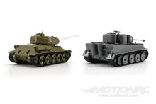 Load image into Gallery viewer, Torro World of Tanks German Tiger I and Soviet T-34/85 1/30 Scale Tank IR Battle Set – RTR TOR15101-CA
