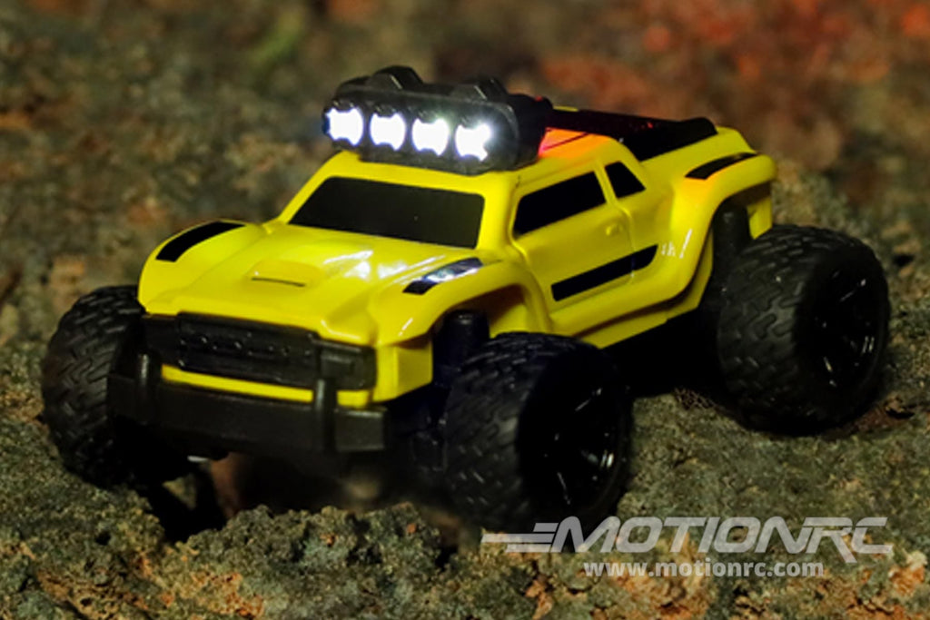 Turbo Racing Monster Truck Yellow 1/76 Scale 2WD - RTR TBRC81Y