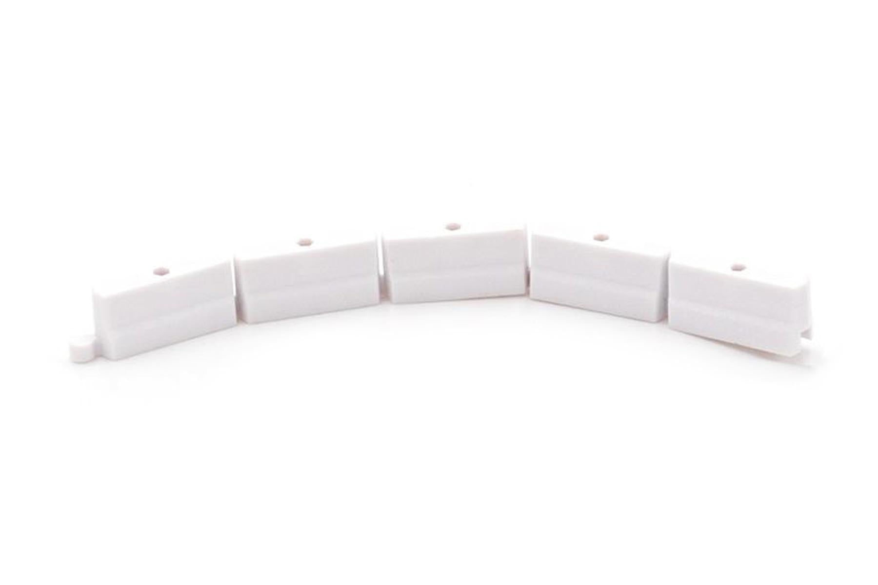 Turbo Racing White Track Fence Rails (50pcs.) TBR760075