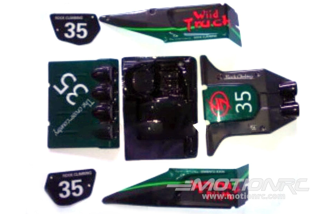 XK 1/10 Scale Rock Racer Shell and Roof Set Blue WLT-K949-A-121-001