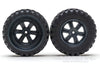 XK 1/12 Scale Military Truck Gray Left Tires WLT-124302-1102-002