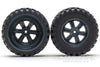 XK 1/12 Scale Military Truck Gray Right Tires WLT-124302-1103-002