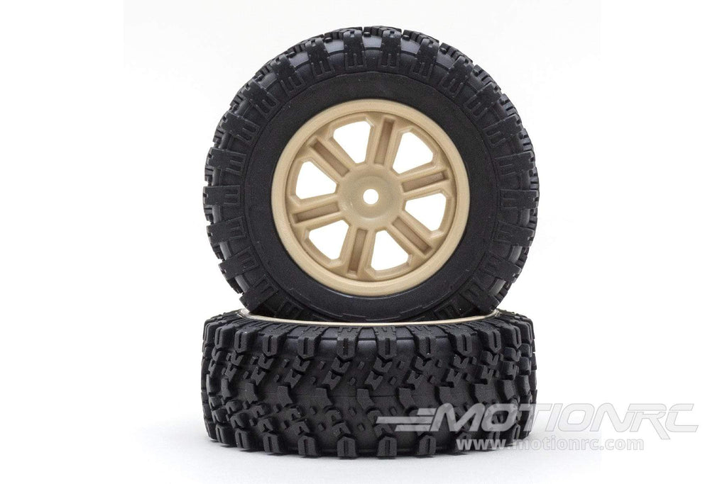 XK 1/12 Scale Military Truck Tan Right Tires WLT-124302-1103-001