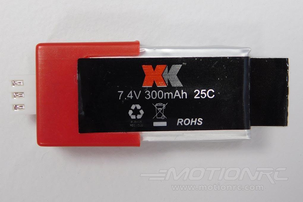 XK 300mAh 2S 7.4V 25C LiPo Battery WLT-K120-010