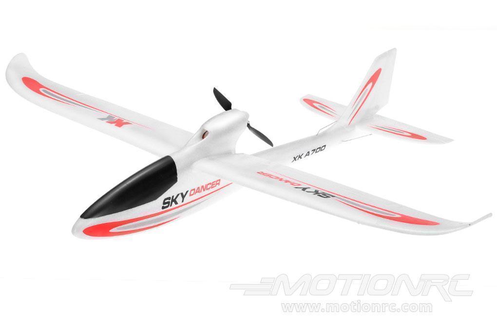 XK A700 Sky Dancer Trainer with LED Lights 750mm (29.5") Wingspan - RTF WLT-A700-C