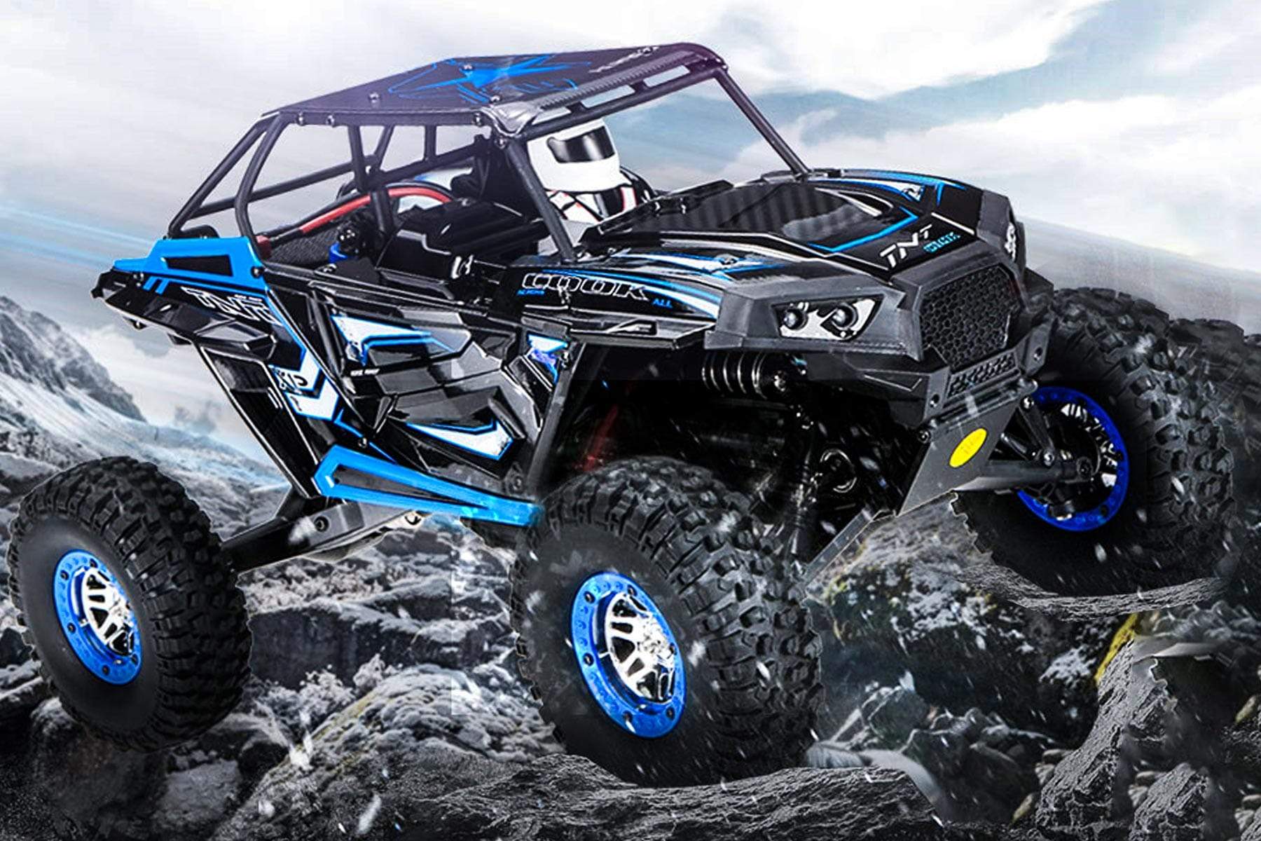 XK Rock Racer 1/10 Scale 4WD Buggy (Blue) - RTR WLT-10428-A2-Blue