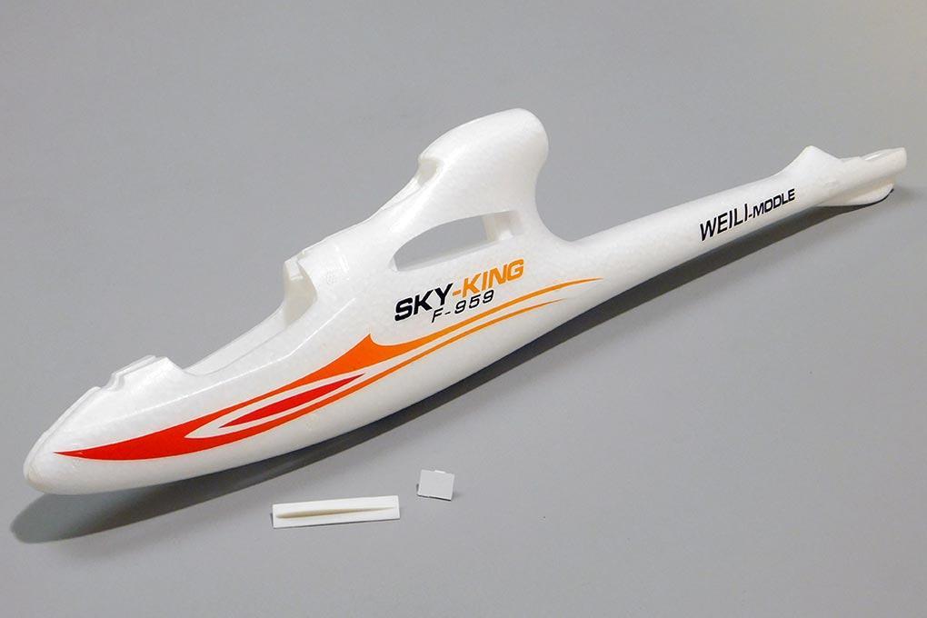 XK Sky King Glider Red 750mm Fuselage WLT-F959-001-RED