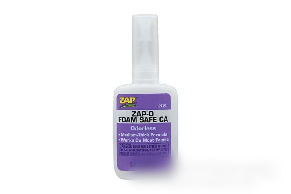 Zap Foam Safe CA Glue Medium - 0.7 oz (21mL) PT-25