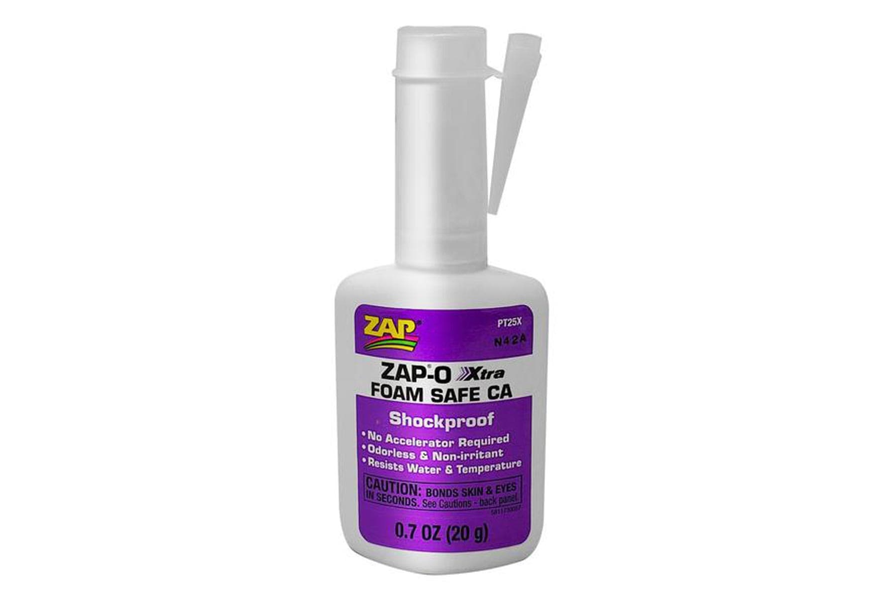 Zap Foam Safe CA Glue Zap-O Xtra - 0.7 oz (21mL) PT-25X