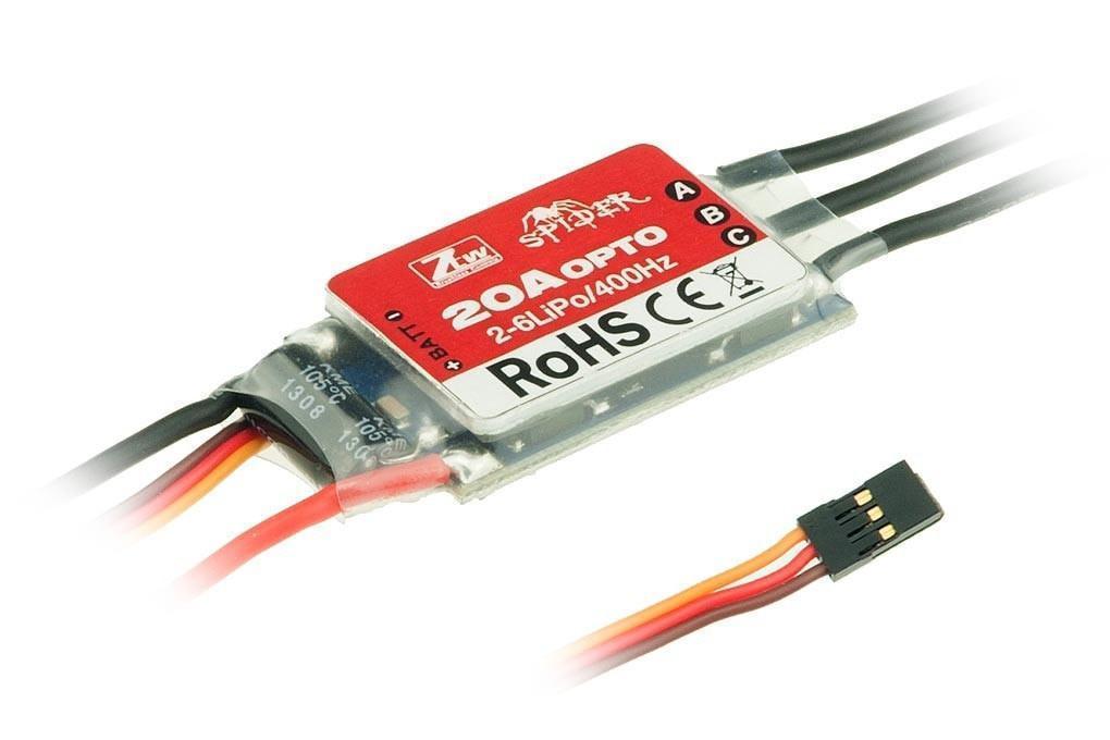 ZTW Spider 20A OPTO ESC ZTW5020301